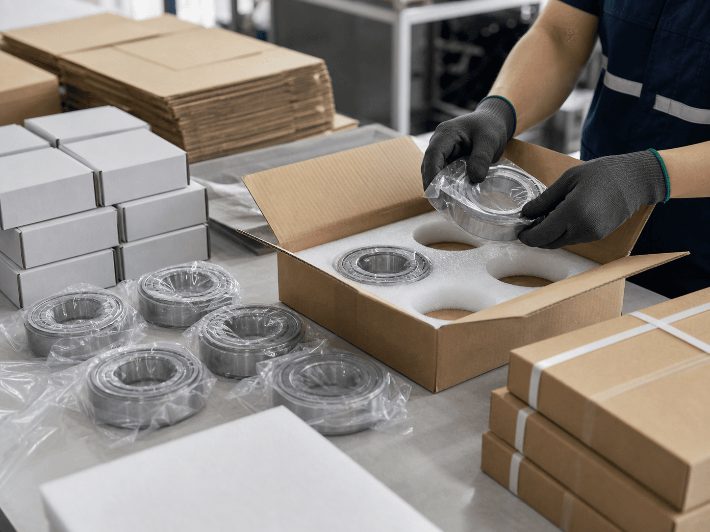 Export packing and pre-shipment photo checks improved for bearing orders